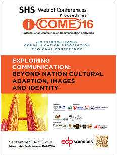 i-COME 2016 proceedings cover
